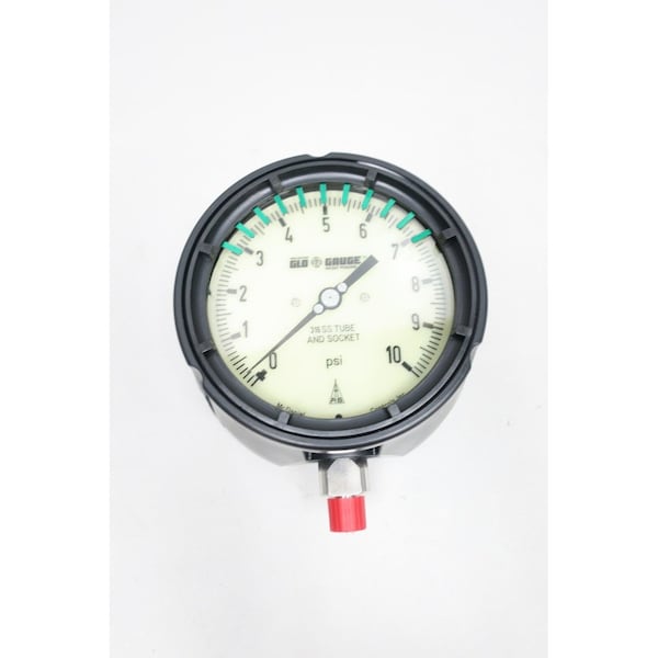 4-1/2In 1/4In 0-10Psi Npt Pressure Gauge